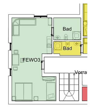 Ferienwohnung 3 - Grundriss